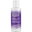 Joico Color Balance Purple Shampoo | For Cool Blonde, Gray Hair | Eliminate Brassy Yellow Tones | Boost Color Vibrancy & Shine | UV Protection |