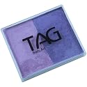 TAG Face and Body Paint - Split Cake 50g - Pearl Purple and Pearl Lilac
