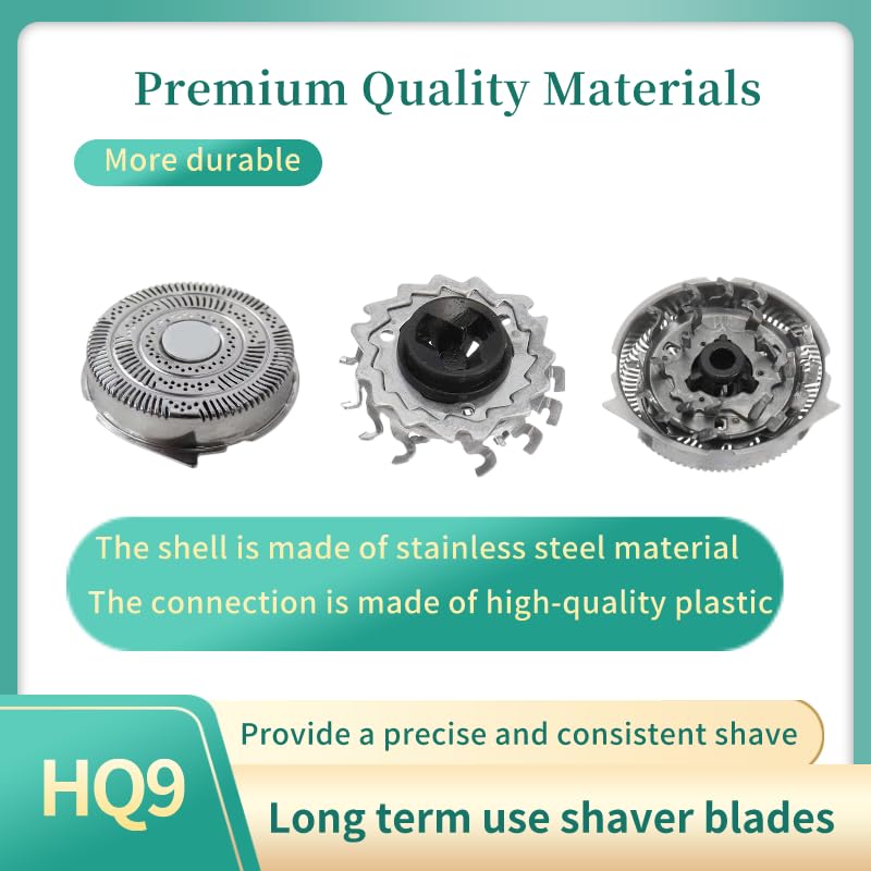 3 Pack HQ9 Replacement Heads, Durable Shaver Heads Blades Cutter Replacement Fit for s Norelcos 8175XL 8280XL 8160XLCC 8151XL 8150XL 8140XL 8138XL Beauty and Personal Care BNVXR