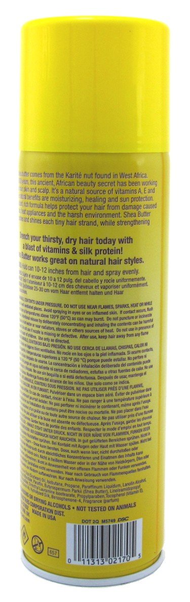 Fantasia Sheen Spray Shea Butter 14 Ounce Aerosol (Pack of 2)