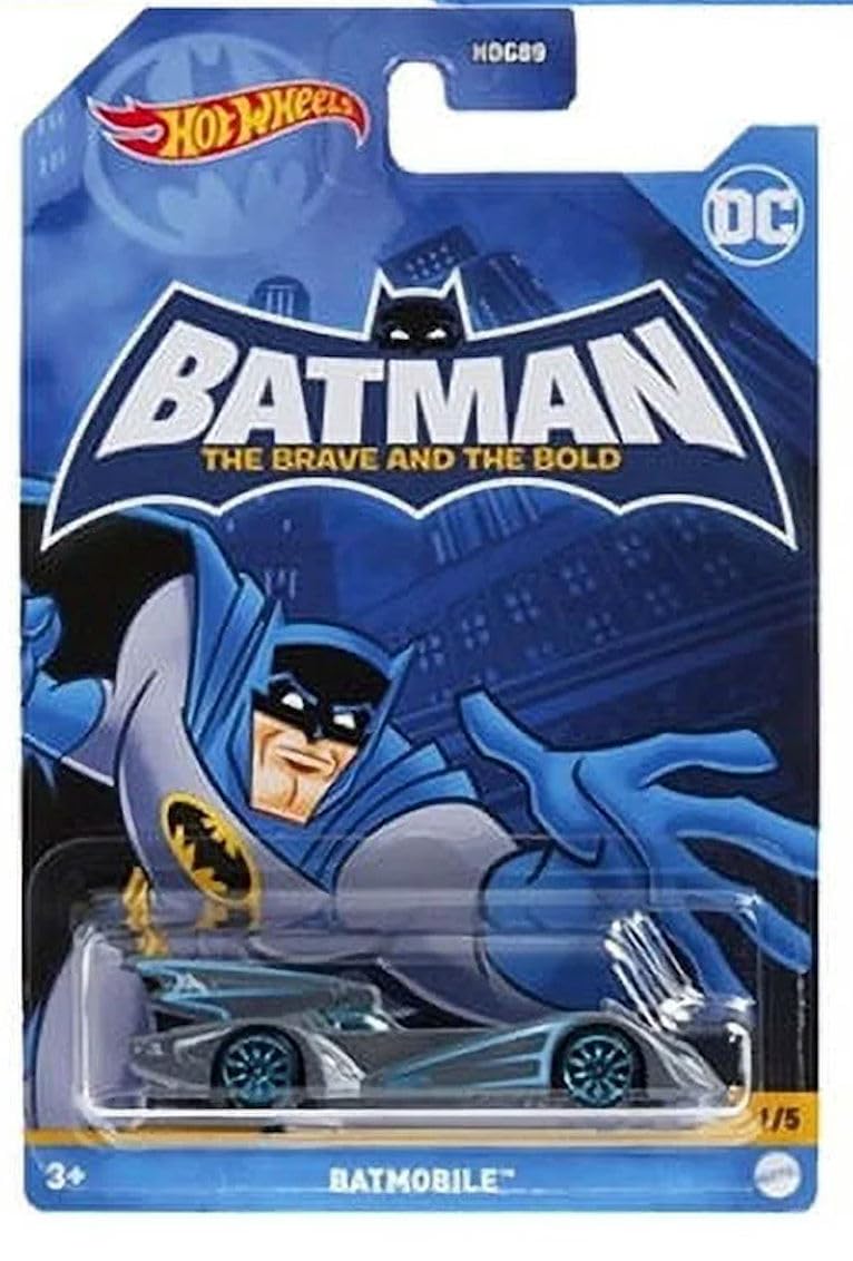 Hot Wheels Batman 2022 Batmobile Complete Bundle of 5 Diecast Vehicles Mix 3 from HDG89-956C Release