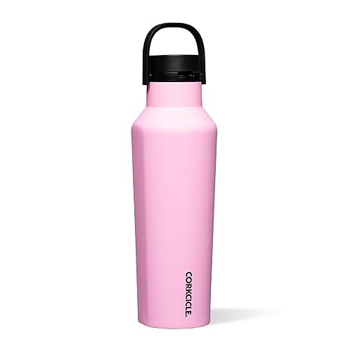 Corkcicle Sport Canteen - Keeps Drinks Cold 25 Hours - Stainless Steel Water Bottle - Triple-Insulated - Spill-Proof - Summer Drinkware Gift - Keeps