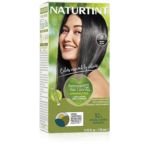 Naturtint Hair Color, 1N Ebony Black, 4.5 oz