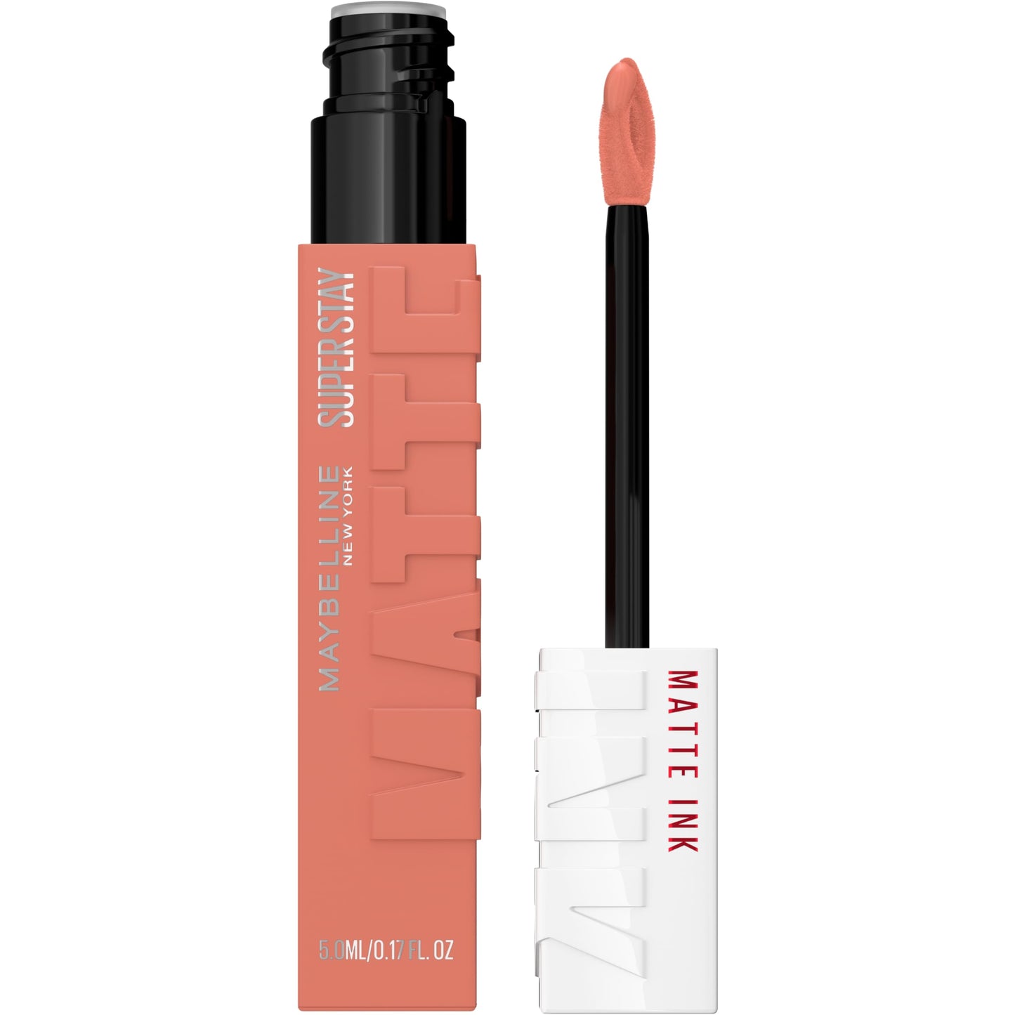 Maybelline Super Stay Matte Ink Liquid Lipstick Makeup, Long Lasting High Impact Color, Up to 16H Wear, Loyalist, Light Pink Beige, 1 Count, Packaging
