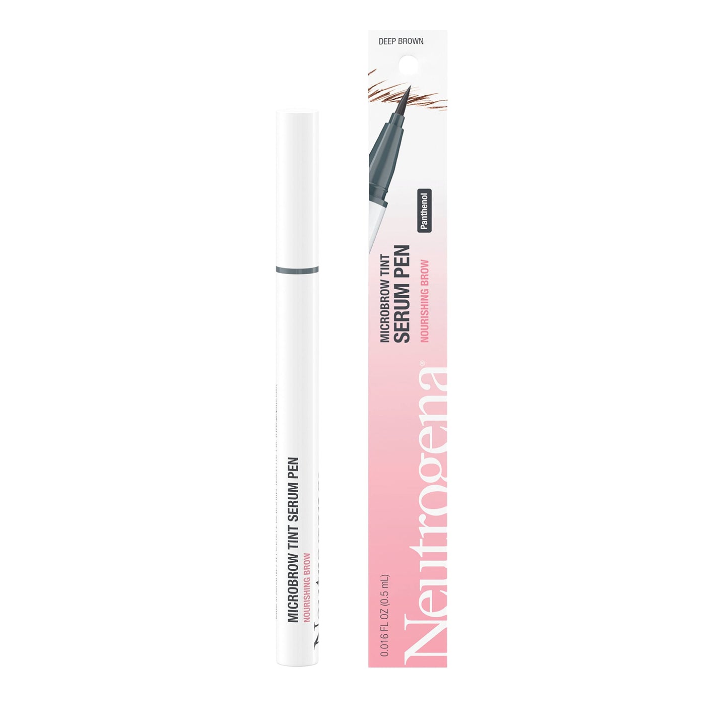 Neutrogena Microbrow Tint Serum Pen, Precision Tipped Tinted Eyebrow Pen with Panthenol to Nourish & Condition Brows, Helps Create Fuller