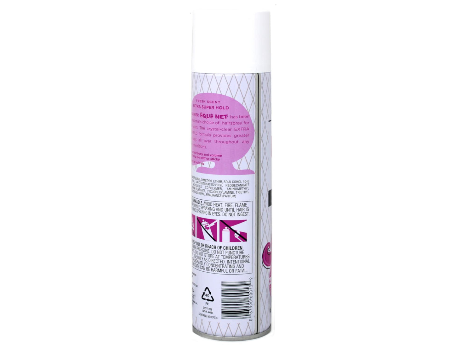 Aqua Net Professional Hair Spray Extra Super Hold 3 Fresh Scent, 11 Oz (Pack of 6)