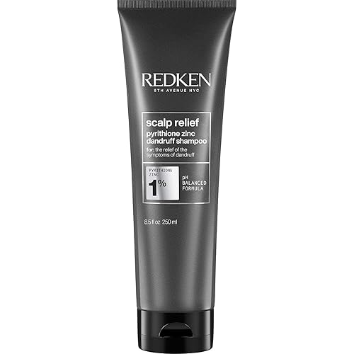 Redken Anti-Dandruff Shampoo, For Dandruff Control, Soothes Scalp, For Dry & Flaking Scalp, Dermatologist Tested, Scalp Relief, 8.5 fl.oz./250ml