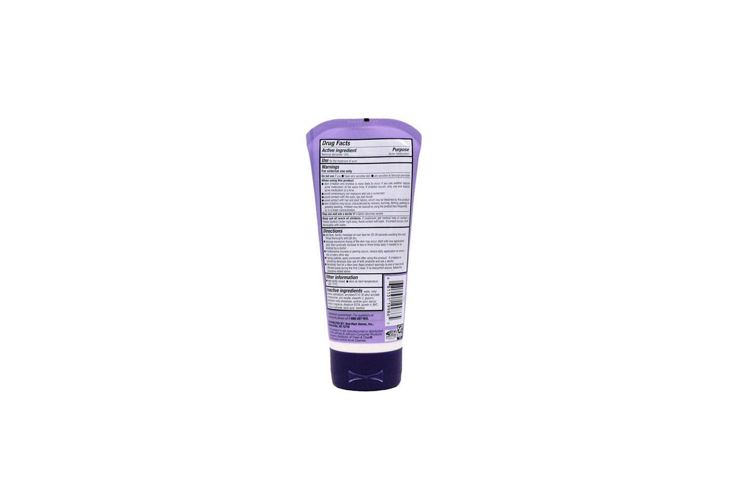 Equate Beauty Daily Acne Control Cleanser, 5 oz (Pack of 2)