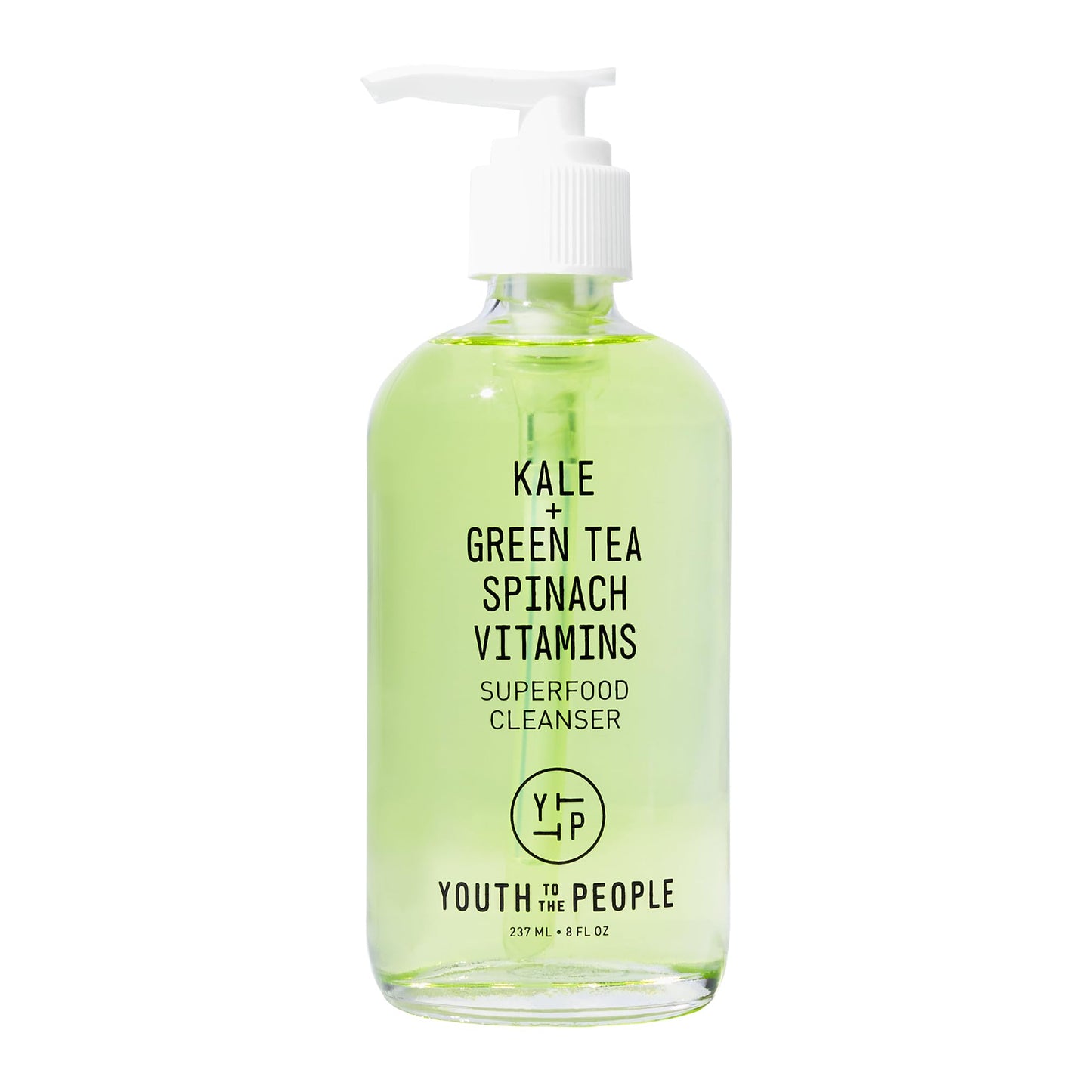 Youth To The People Superfood Facial Cleanser Full Size - Kale + Green Tea Daily Face Wash, Gentle Makeup Remover, with Soothing Antioxidants Beauty and Personal Care Youth To The People
