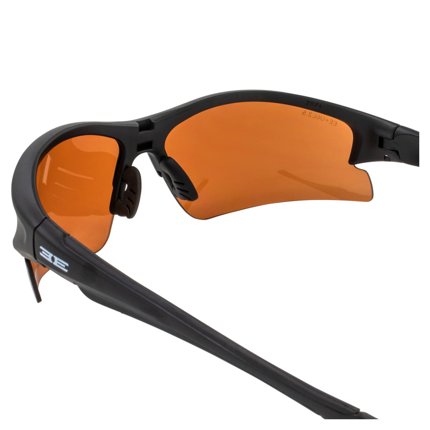 Epoch Eyewear Golf Sport Sunglasses 2 Pair Black w/High Clarity Green & Black w/Amber Lens