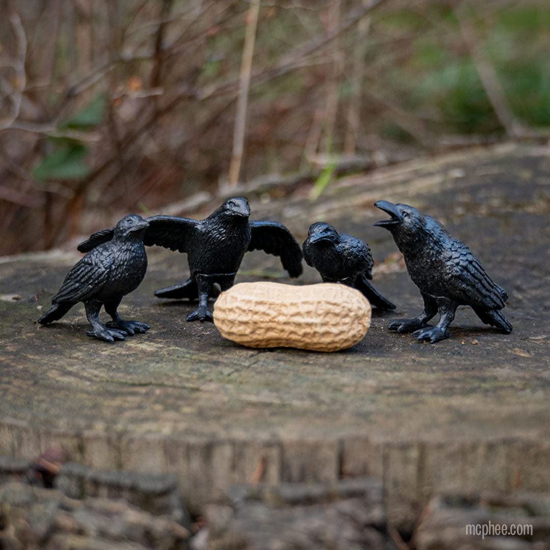 Archie McPhee Murder of Crows Figures | Set of 4