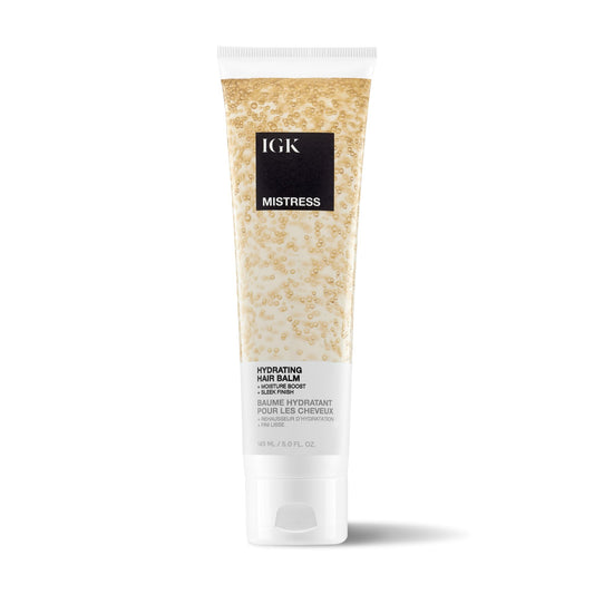 IGK MISTRESS Hydrating Hair Balm | Lightweight + Frizz Control + Shine | Vegan + Cruelty Free | 5 Oz