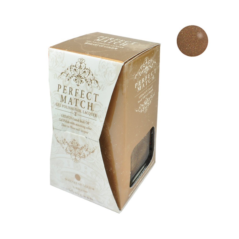 LeChat Perfect Match Gel Polish, Heart of Gold, 0.5 Fl Oz (PMS123) Beauty & Personal Care LECHAT
