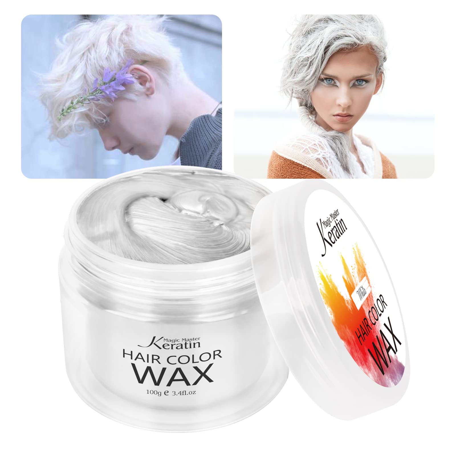 Magic Styling Magic Master Keratin Hair Styling Wax, 3.4 Fl Oz, Temporary Natural ...