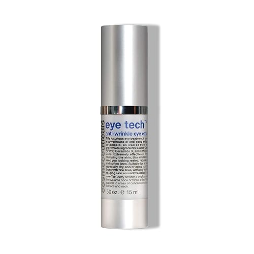 Sircuit Skin EYE TECH Anti-Wrinkle Eye Emulsion - Moisturizing Eye Treatment with Borage Oil, Echinacea Stem Cells, and Ceramide 3 - Daily Eye
