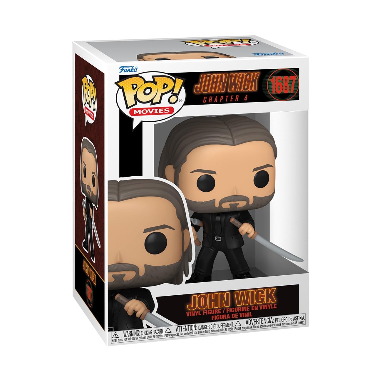 Funko POP! Movies: John Wick 4 - John Wick - Collectable Vinyl Figure - Gift Idea - Official Merchandise - for Kids & Adults - Movies Fans - Model…