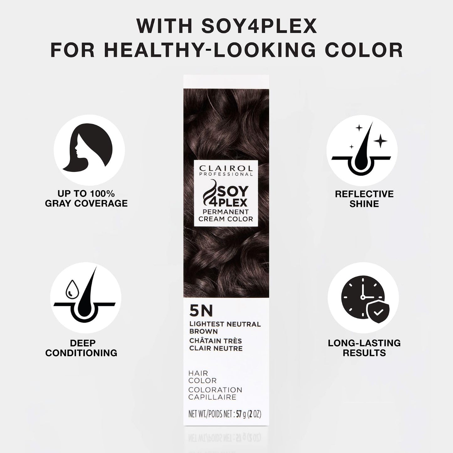 Clairol Professional Crème Permanente, 7n Med Neutral Blonde, 2 oz. - Packaging May Vary