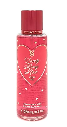 Victoria's Secret Fragrance Mist Lovely Berry Rose 8.4 Fl Oz