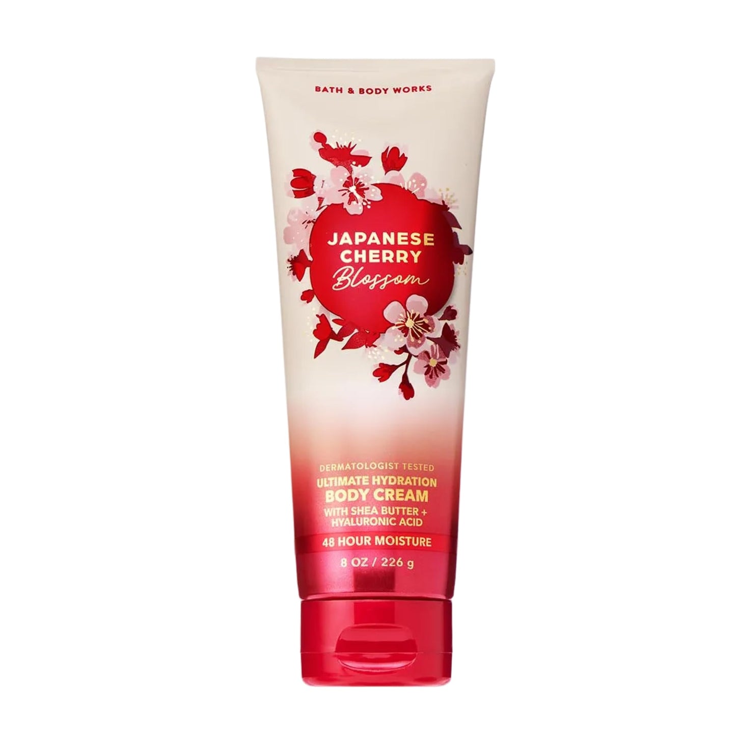Bath & Body Works Japanese Cherry Blossom Body Cream, Ultimate Hydration Moisturizer with Shea Butter & Hyaluronic Acid for Dry Skin, Iconic Floral