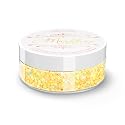 MARBLERS Mermaid Shaped Face & Body Glitter [Yellow] 0.18oz (5g) | Chunky | Chopped | Flake | Non-Toxic | Vegan | Cruelty-Free | Festival, Rave