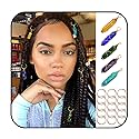 Formery Hair Crystals Locs Natural Stone Gems Braid Jewelry Dread Crystal Charms Accessories for Black Women (5PCS)