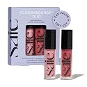 Saie Glossybounce High-Shine Hydrating Lip Gloss Oil - Sheer Tinted Lip Oil with Hyaluronic Acid + Jojoba Oil for Long-Lasting Moisture (.17 oz)