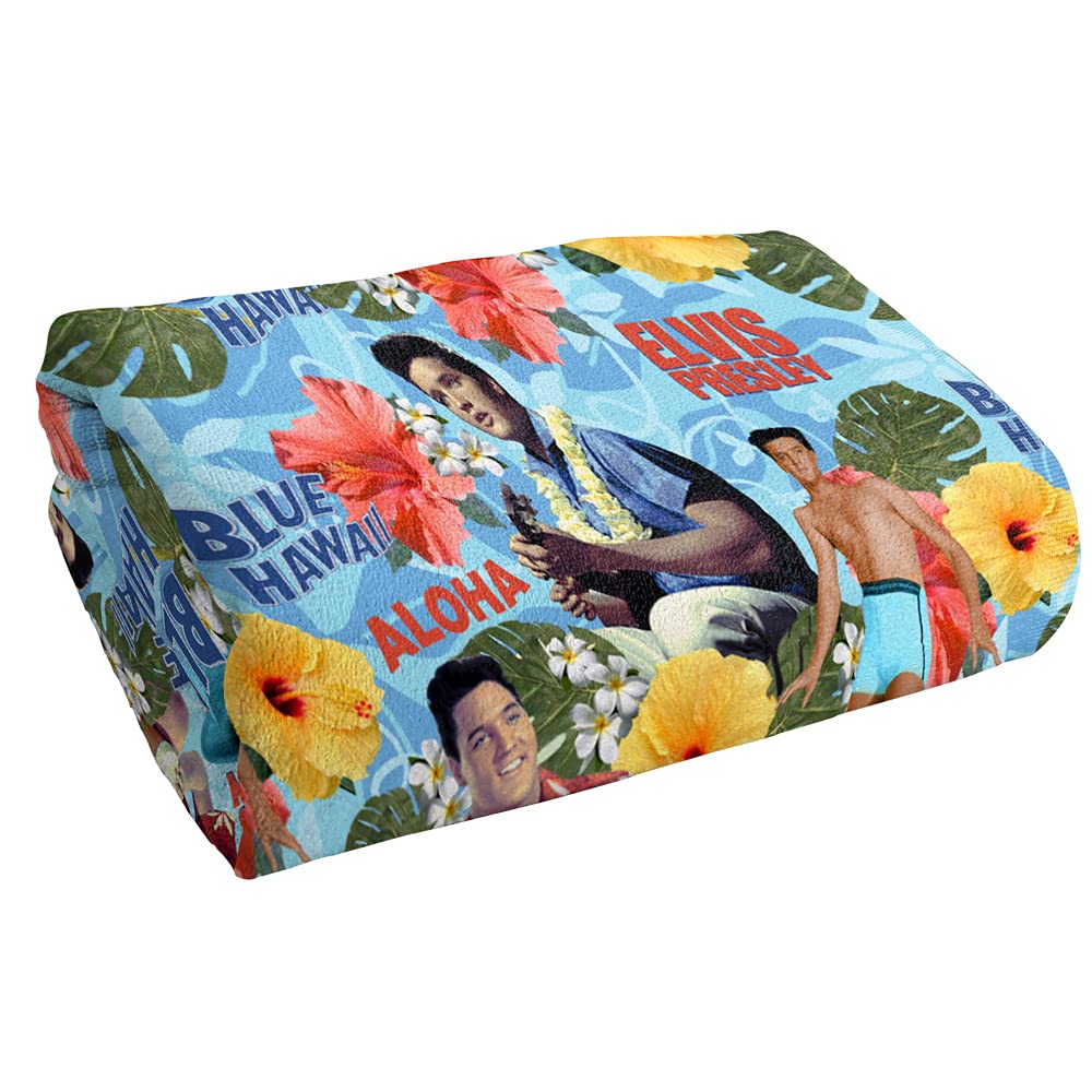 Trevco Elvis Presley Blue Hawaii Officially Licensed Beach Towel 30" X 60"