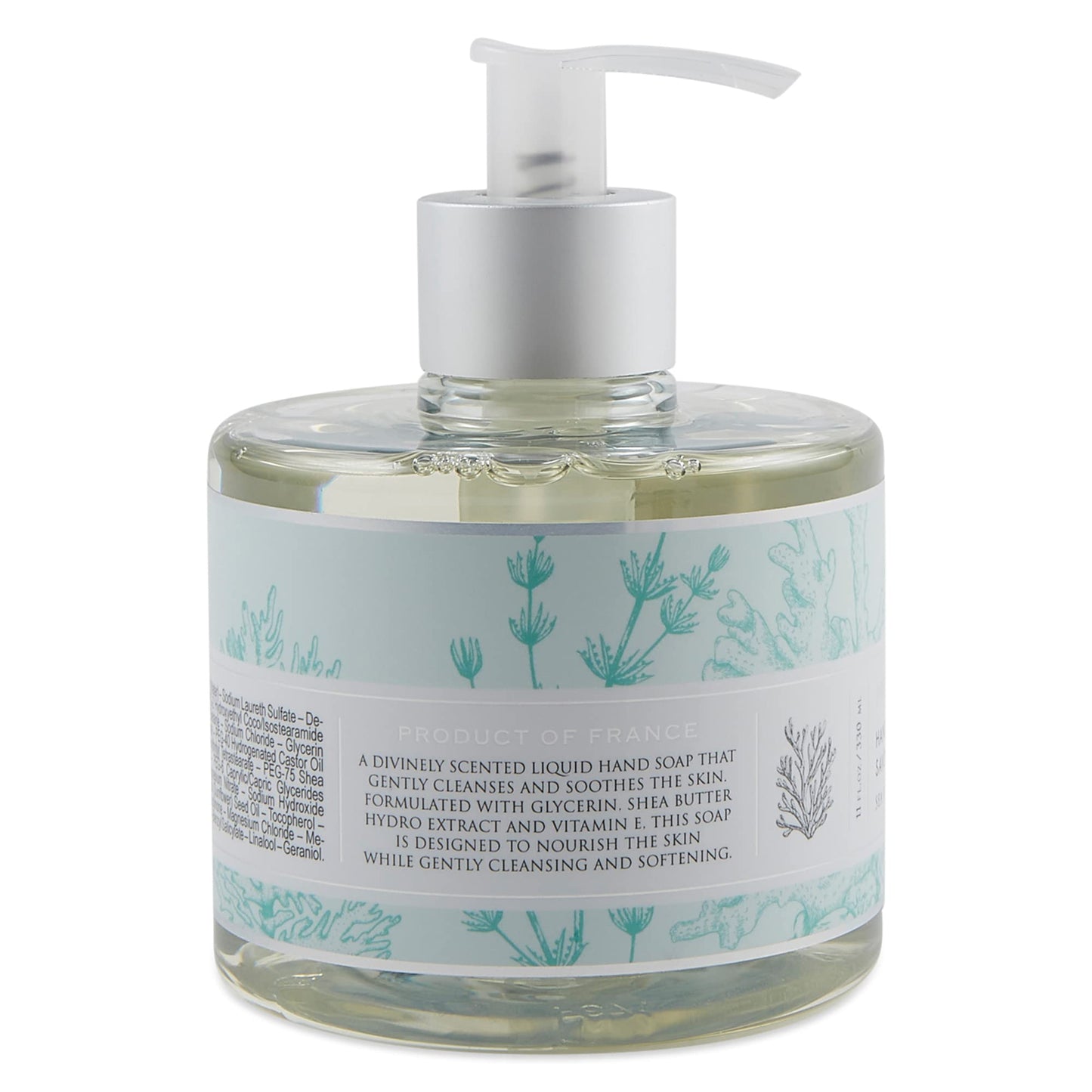 Pre de Provence Collection Liquid Hand Soap, Sooths & Softens while Cleansing, Enriched with Shea Butter, Vitamin E & Glycerin, Soft & Soothing, 11 fl