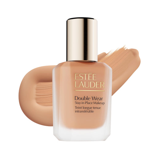Estée Lauder Double Wear Stay-in-Place Foundation Makeup | 36-Hour Long-Wear Matte Foundation, 1 Fl Oz, 3N2 Wheat