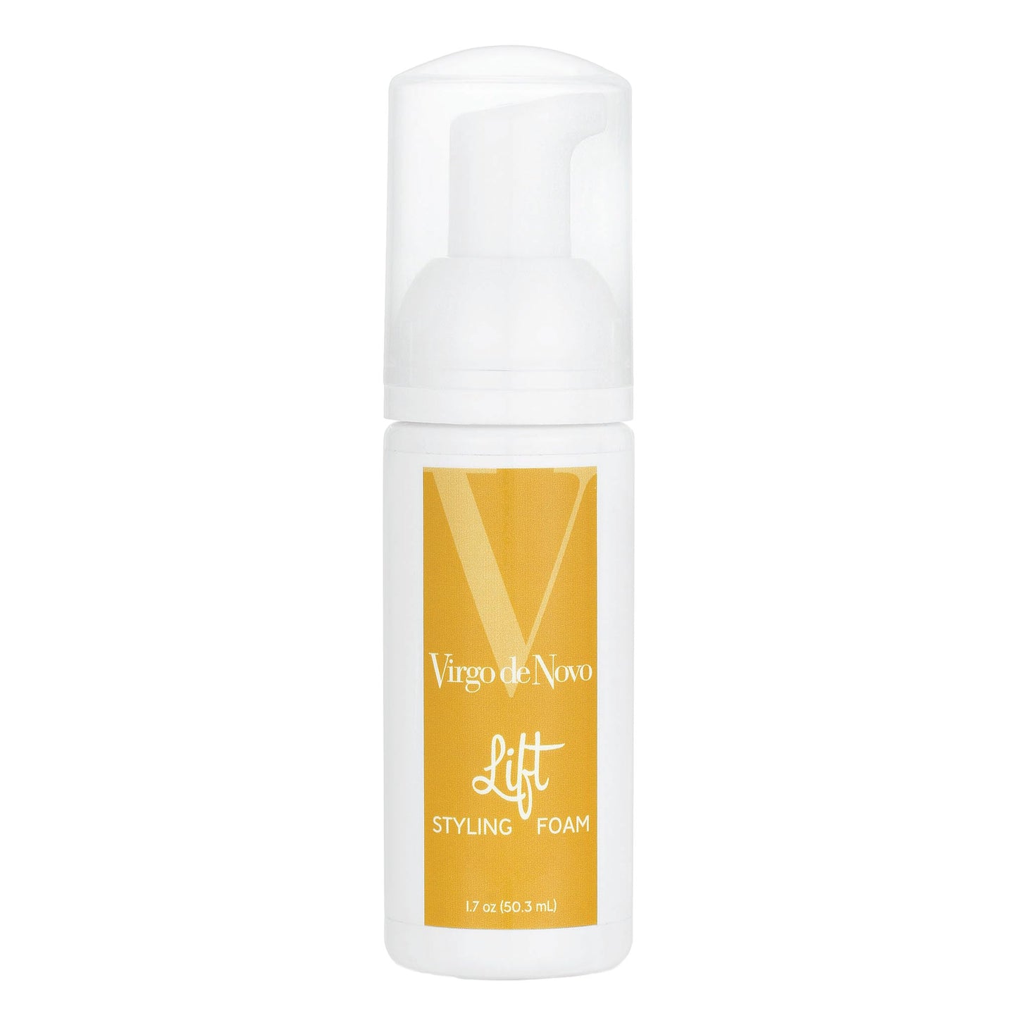 Virgo De Novo Lift Styling Foam, Alcohol-Free Volumizing Hair Foam for Root Lift and Fullness, Flexible Styling Control, Non-Sticky, Color-Safe, Vegan