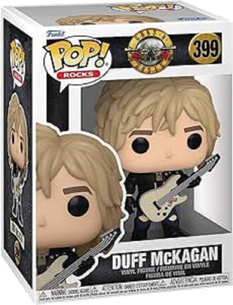 Funko POP! Rocks: Guns and Roses - Duff McKagan - (1980's) - Collectable Vinyl Figure - Gift Idea - Official Merchandise - for Kids & Adults - Music…