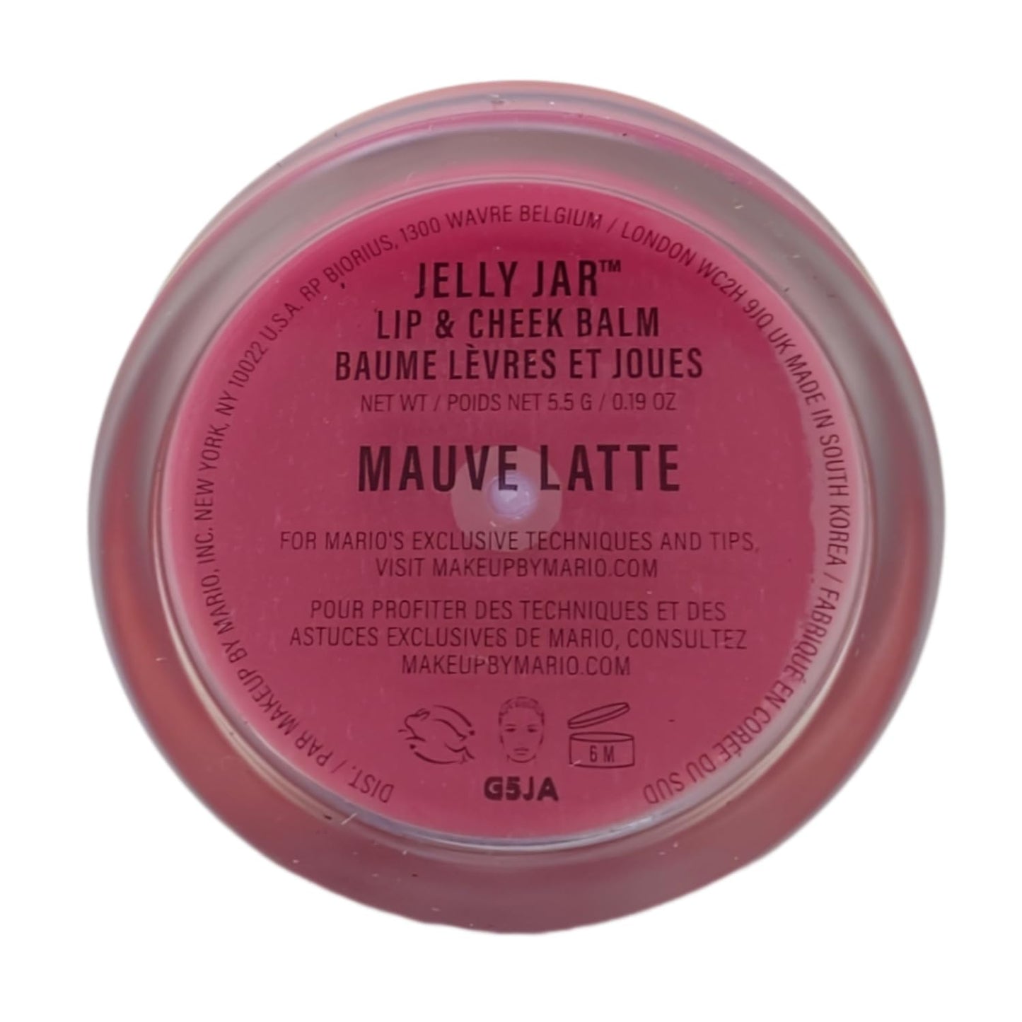 Makeup By Mario Jelly Jar Lip & Cheek Balm - Mauve Latte (5.5 g / 0.19 oz)
