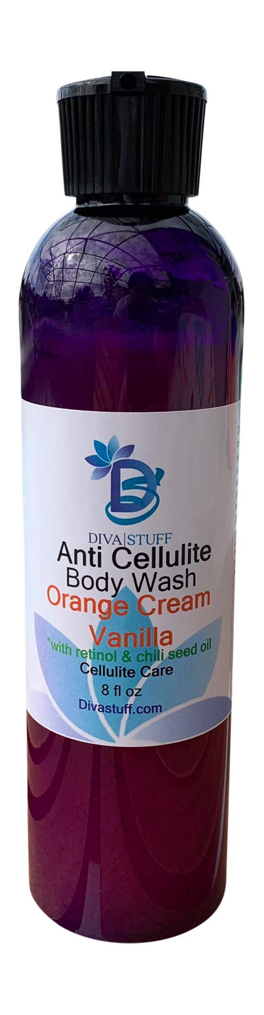 Anti Cellulite Body Wash, Orange Cream Scent, With Retinol and Caffeine, By Diva Stuff Beauty & Personal Care Diva Stuff