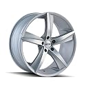 TR72 20x10, Bolt Pattern: 5x120/, Offset: 40, GLOSS SILVER/MACHINED FACE, set of 1
