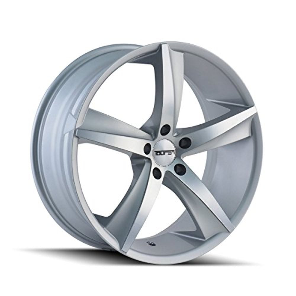 TR72 20x10, Bolt Pattern: 5x120/, Offset: 40, GLOSS SILVER/MACHINED FACE, set of 1