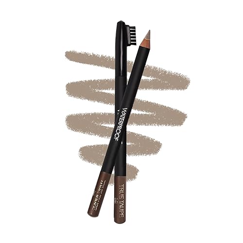 Sorme Cosmetics Waterproof Eyebrow Pencil (True Taupe) | Natural Defining Brow Liner with Brush | Smudge-Proof & Waterproof Eyebrow Makeup |