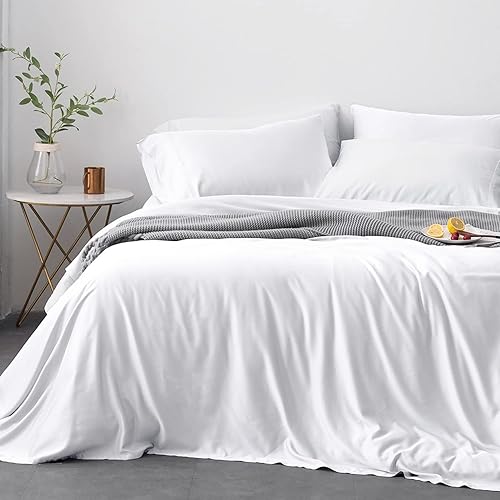Oasis Fine Linens Island Collection | Soft & Hypoallergenic | Cooling & Moisture Wicking for Hot Sleepers (King/Cirrus)