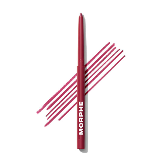 MORPHE Soulmatte Gel Lip Liner - Creamy Lip Pencil with a Matte Formula - Precision Contour Pencil with Sweet Almond & Tea Seed Oil for Long-Lasting