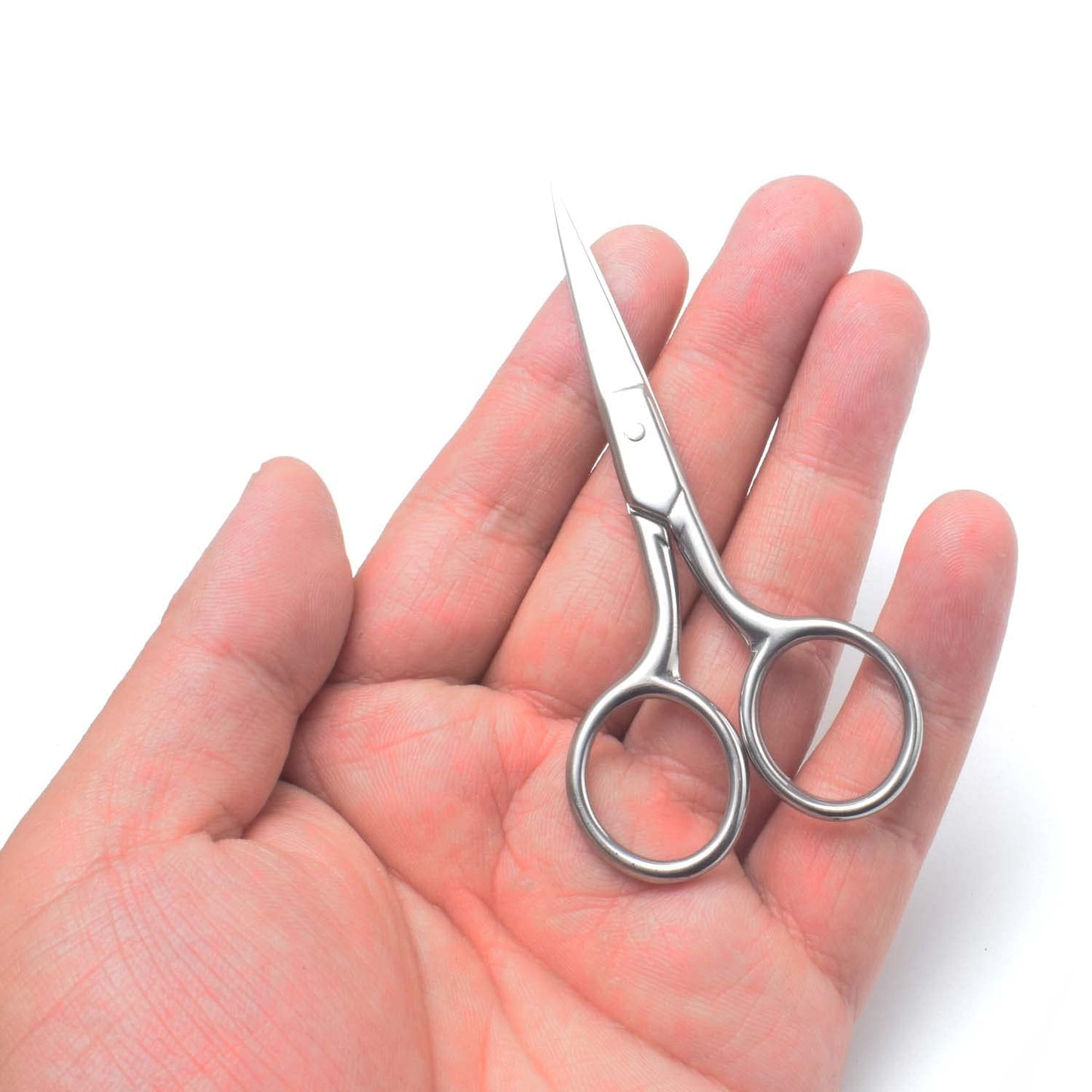 Motanar Professional Grooming Scissors for Personal Care Facial Hair Removal and Ear Nose Eyebrow Trimming Stainless Steel Fine Straight Tip Scissors Beauty and Personal Care Motanar