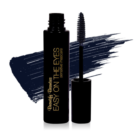 BeautifyBeauties EASY ON THE EYES Sensitive, Hypoallergenic Eye Mascara For Contact Lens Wearers - Non-irritating, Fragrance-free For Natural Looking