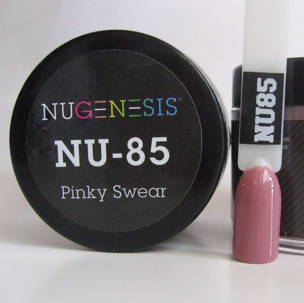 NuGenesis Nail Dipping Powder Color 1.5oz/43g Jar - (NU85 Pinky Swear) Beauty & Personal Care Nugenesis