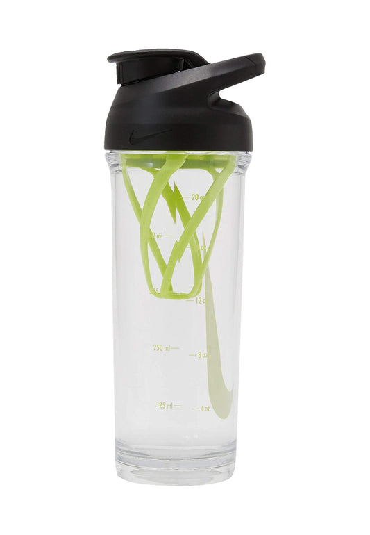 NIKE Water Bottle Clear/Volt 24oz TR Hypercharge Shaker BT HY5001