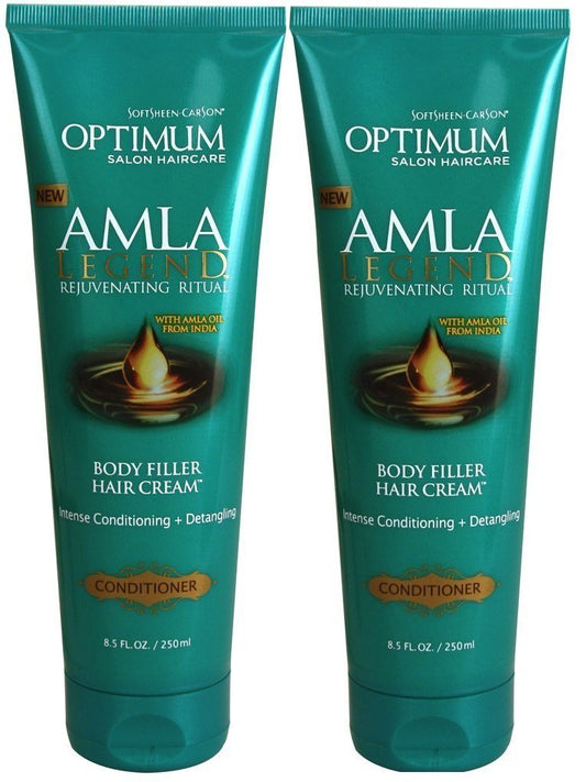 Optimum Amla Legend Body Fill Hair Cream Conditioning 8.5oz Tube (2 Pack)