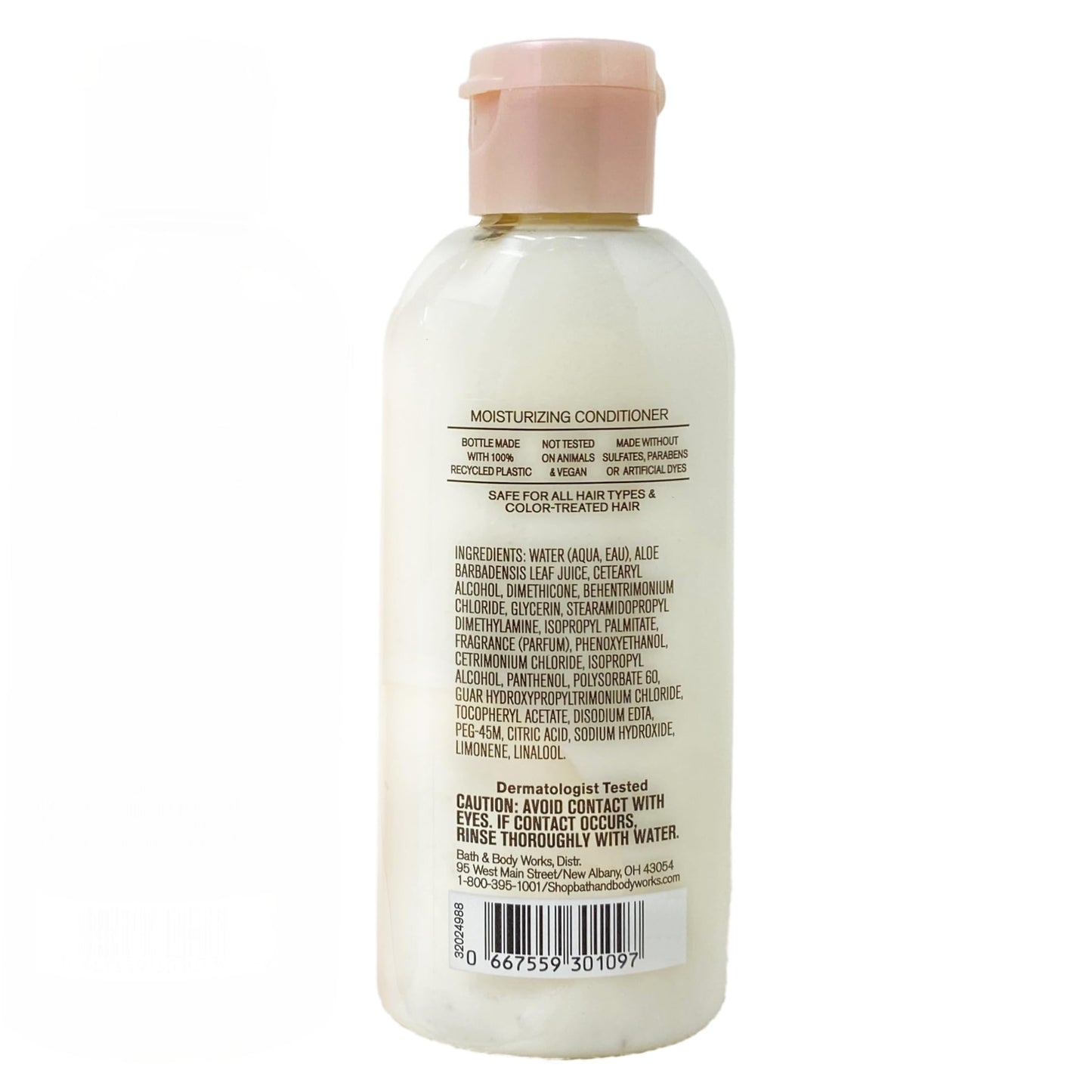 Bath & Body Works Champagne Toast 2 Pack Mini Moisturizing Conditioner Bundle with a Natural Oats Sample Soap - Travel Size