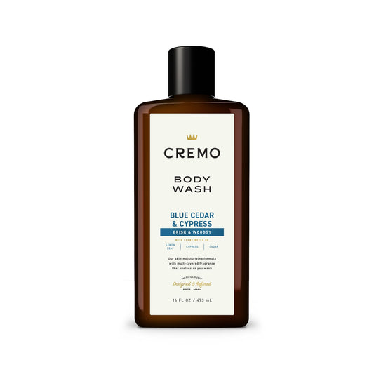 Cremo Body Wash for Men, Rich-Lathering Cypress and Cedar, 16 Fl Oz