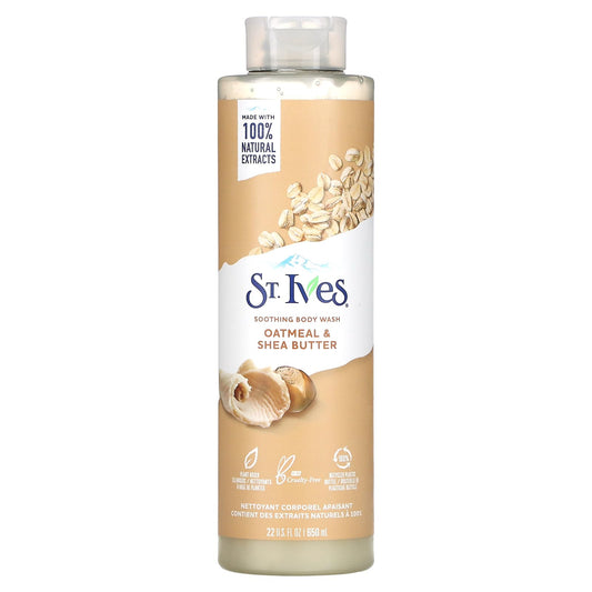 St Ives Body Wash Oatmeal And Shea Butter 22 Ounce (Pack of 6)