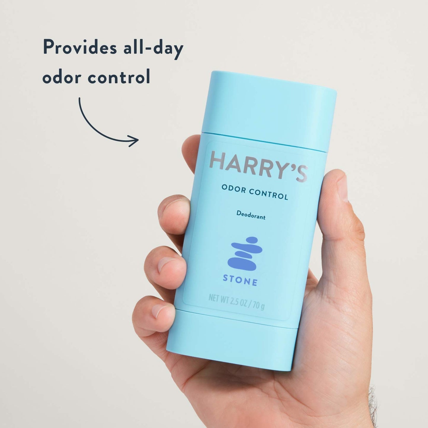 Harry's Men's Deodorant, Odor Control, Aluminum-Free, Stone, 6 Count Beauty and Personal Care Harry's