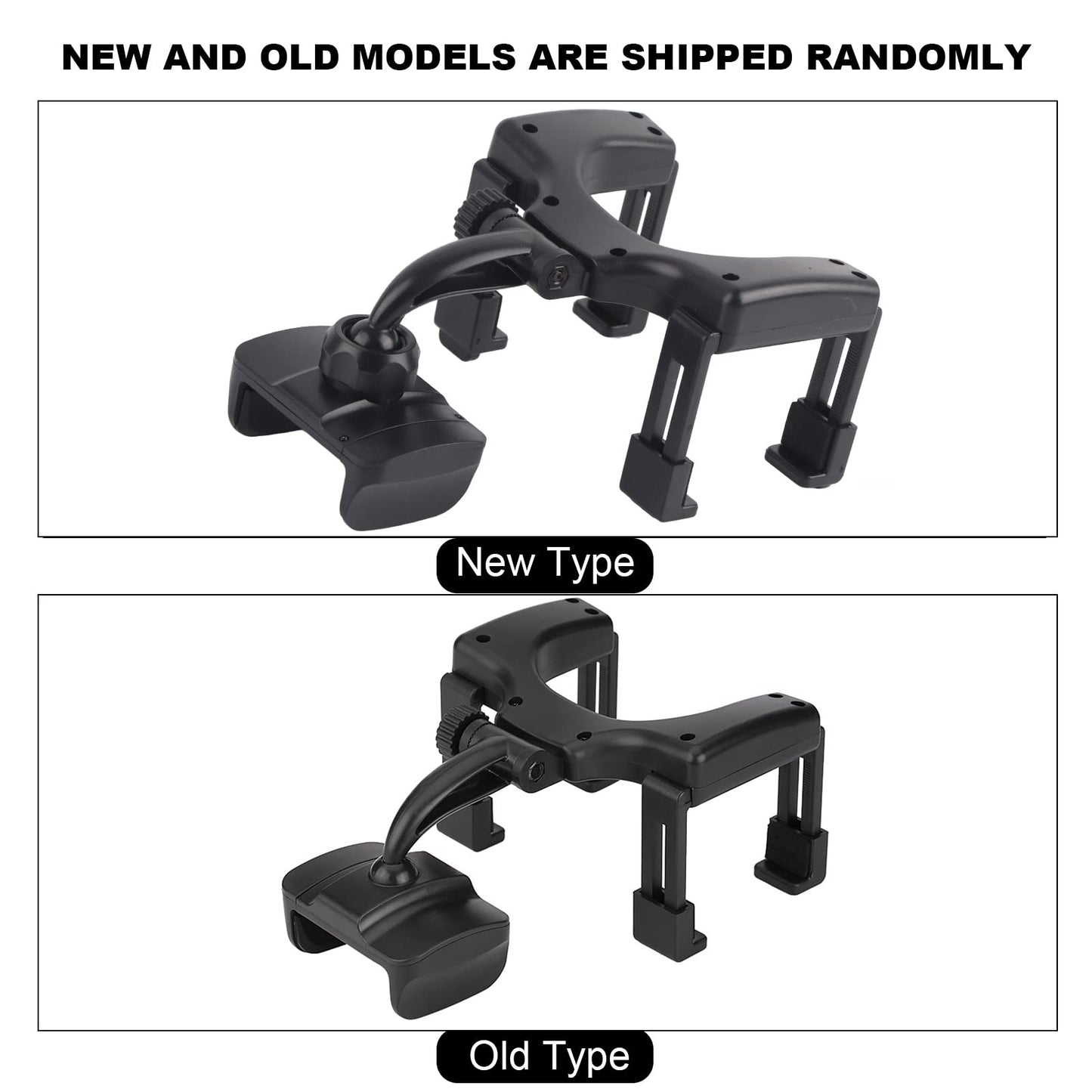 Rearview Mirror Car Mount Grip Clip,Universal Car Rear View Mirror Mount Phone Holder Stand Replacement for iPhone Samsung HTC GPS Smartphone