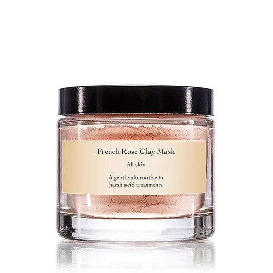 evanhealy French Rose Clay Face Mask | Exfoliating for Sensitive Skin Face Mask | Pore Minimizer Pink Clay Mask | Cleansing Rhassoul Beauty & Personal Care evanhealy