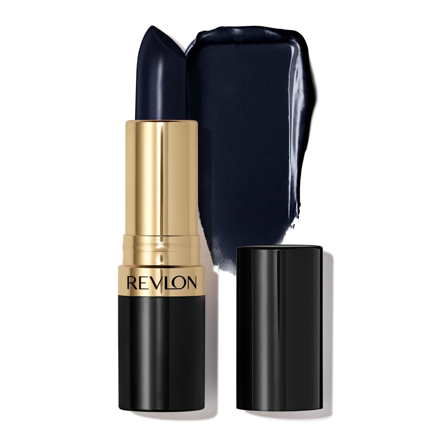 Revlon Super Lustrous Lipstick, Creamy Formula For Soft, Fuller-Looking Lips, Moisturized Feel, Midnight Mystery, 0.15 oz